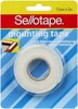 Mounting Tape Double Sided Foam Sellotape 12mm x 2m Card 1
