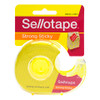 Tape Sellotape Sticky On Dispenser 18mm x 25m Hangsell Carded 960115 Box of 8