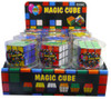 Magic Cube Puzzle Party Central 85040 in soft plastic stackable display cylinder