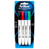 Whiteboard Marker Artline Supreme 1.5mm Easy Grip Pack 4 Assorted EPF507/K/4PWV1