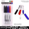 Whiteboard Markers Office Central 208869 Fine Tip Assorted Colours Hangsell Blister Card 4