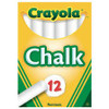Chalk Crayola 51320104 White Pack 12