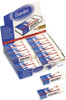 Eraser Plastic Bantex 8110 07 Pencil White PVC Free Large 811007 Box 20