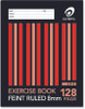 Exercise Book 225 x 175mm 8mm Ruled 128 Page Olympic 140769/00883 Pack 10