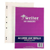 Looseleaf Refill Reinforced A4 14mm Dotted Thirds Writer NP6025 Pack 50