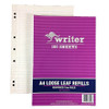 Looseleaf Refill Reinforced A4 7mm Writer NP6003 Pack 50