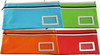 Pencil Case Osmer Polyester 35 x 26cm 2 Zip Name Insert Assorted