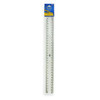 Ruler Plastic Clear 30cm 300mm and 12inches Dats 51784