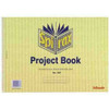 Spirax 581 Project Book 252 x 360mm 20 Sheet 8mm Ruled One Side Only Pack 10