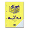 Spirax 801 Graph Pad 1mm A4 25 Leaf Pack 10