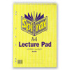 Spirax 905 Lecture Pad A4 Spiral Pack of 10