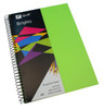 Visual Art Diary A4 Quill Brights Lime Green