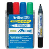 Marker Artline Flipchart 370 Bullet Point Assorted Wallet 4