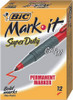 Marker Bic 4 x 4 Pocket Grip Bullet Point Mark It 31844 Red Box 12