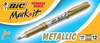 Marker Bic Mark It Permanent Fine 50272 Gold Box 12