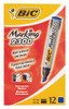 Marker Bic Permanent Chisel 230006 Blue Box 12