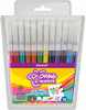 Marker Colouring Washable Luxor 6101/12 Assorted Vivid Colours Hangsell Pack 12