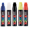 Marker Uni POSCA PC17K Chisel Point 15mm Line Assorted Box 5