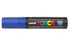 Marker Uni POSCA PC17K Chisel Point 15mm Line Blue Single Pen