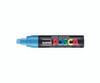 Marker Uni POSCA PC17K Chisel Point 15mm Line Light Blue Single Pen