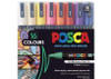 Marker Uni POSCA PC5M Bullet Point 25mm Line Assorted Colours Pack 16