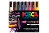 Marker Uni POSCA PC5M Bullet Point 25mm Line Dark Colours Pack 8