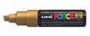 Marker Uni POSCA PC8K Chisel Point 8mm Line Gold