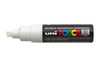 Marker Uni POSCA PC8K Chisel Point 8mm Line White