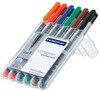 OHP Staedtler Lumocolor 318 WP6 Wallet of 6