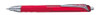 Pentel Hyper G Ballpoint KL257B Red Box 12