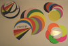 Kinder Paper Circles 120mm Fluoro Assorted Pack 100