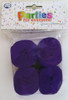 Crepe Streamers P4 Purple 6 Packs Each 4