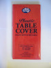 Table Cover Alpen P1 Rectangle Plastic 137 x 274cm Red 388116