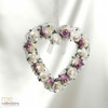 Wedding Motif 188/ 195 Open Heart All Flowers Ivory