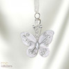 Wedding Motif 602 Double Butterfly With Beads