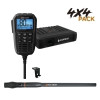 EcoXgear EXG3000 5-Watt Compact Fixed Mount UHF Radio with Multi-Colour LCD Display Mic - 4X4 PACK