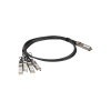 D-Link DEM-CB100QXS-4XS 1m Cable