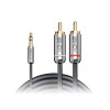 Lindy 0.5m 3.5mm RCA Aud Cable