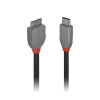 Lindy .5m USB-C to MicroB Cable Aluminium