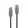 Lindy .5m USB3 A-A Cable Aluminium