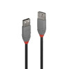 Lindy .2m USB2 A Extension Cable Aluminium