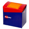 Avery Quarantine Labels 75x74mm Orange Permanent Roll of 1000