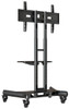 Atdec AD-TVC-45 Mobile TV Cart Black - Supports up to 65&quot; &amp; 45kg - Adjustable height