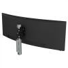 Atdec AWMS-BT40 Heavy duty monitor mount - Single monitors sized 24&quot; to 55&quot; - C Clamp Silver