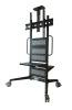 BenQ Pro AV Trolley - Fixed Height Video Conferencing, Digital Signage and IFP Trolley - Support up to 125kg - fit displays 43&quot; - 86&quot;