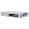 Cisco Business 110, 16-Port Gigabit Unmanaged Switch with 16 RJ45 Ethernet Ports (8 Support PoE)