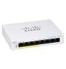 Cisco Business 110, 8-Port Gigabit Unmanaged Switch with 8 Gigabit Ethernet 4 Support PoE Ports