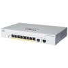 Cisco 8-Port Gigabit Smart Switch with 8 PoE RJ45 and 2 SFP Ports