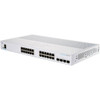 Cisco Business 350, 24-Port Gigabit Managed Switch with 24 PoE+ with 195W Power Budget and 4 (10G) SFP+ Ports