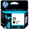 HP No.21 (C9351AA) Black Ink Cartridge - 185 pages